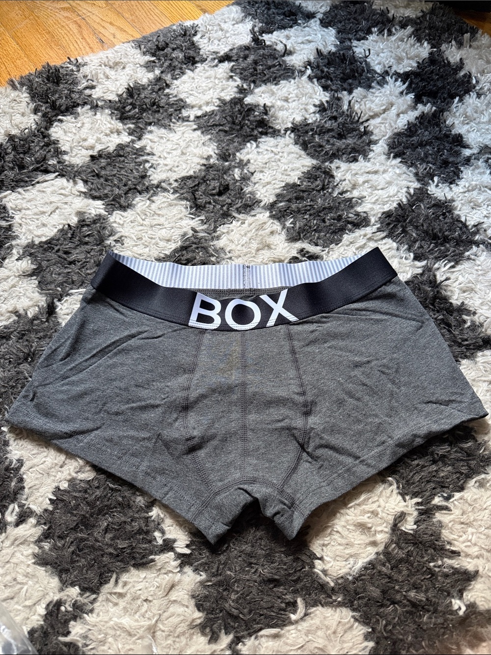 BOX Menswear Gray Boxer Briefs Size Small Brand New